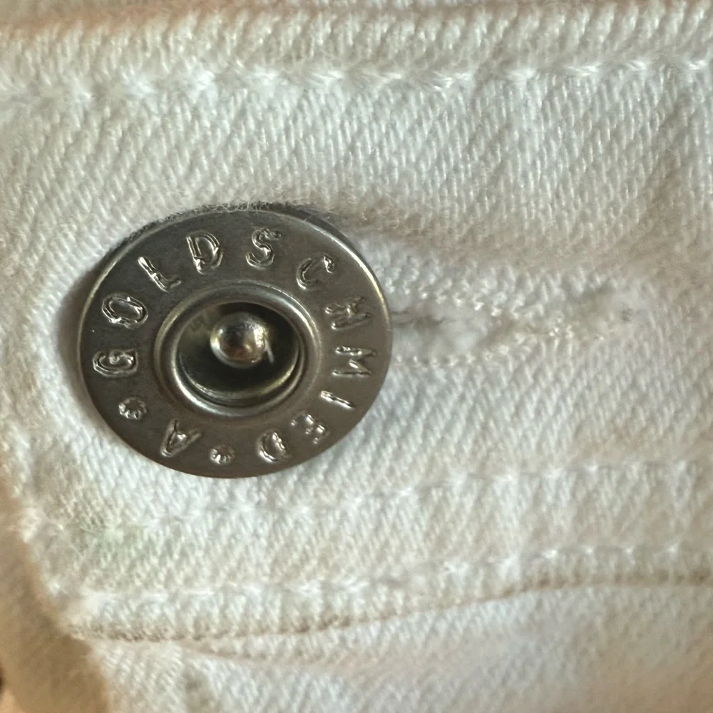 AG Adriano Goldschmied. White Tellis Modern Slim. Size 36. Short.